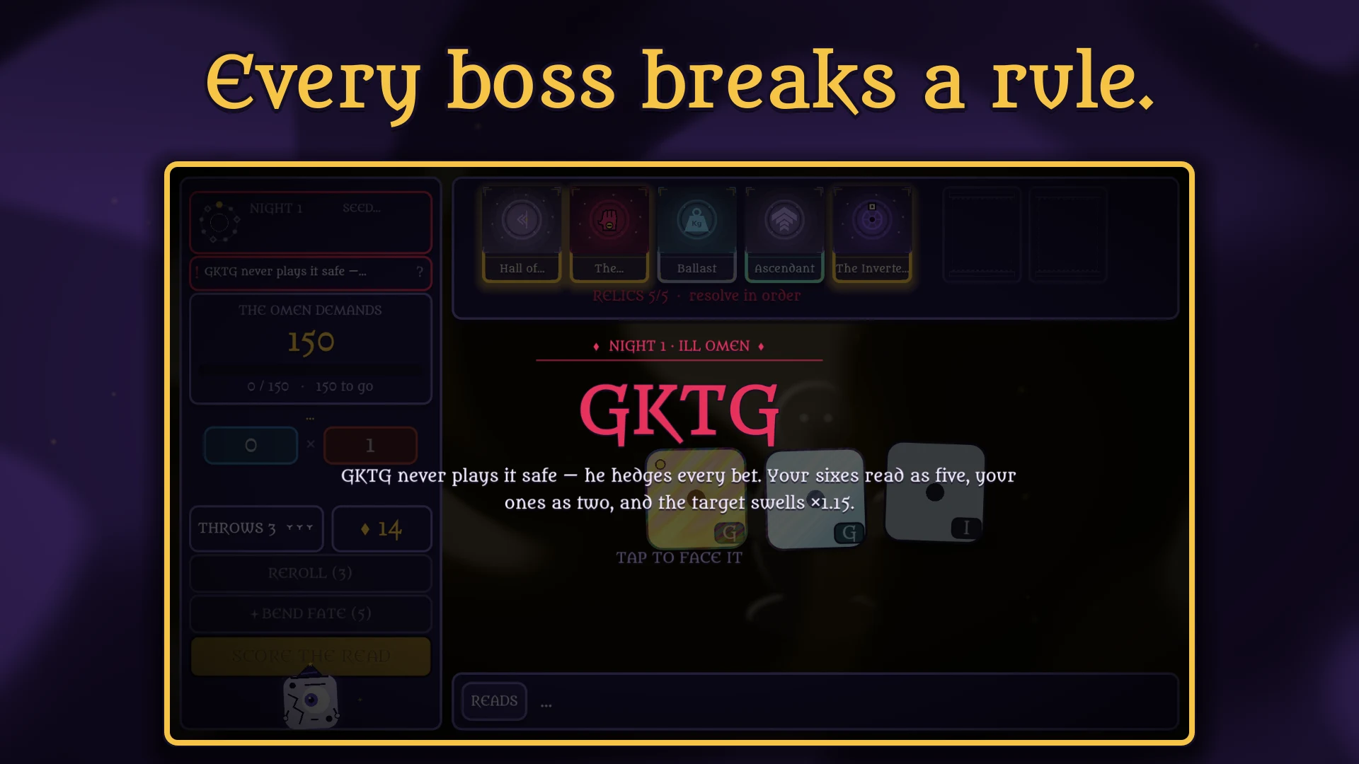 DICO: Dice Roguelike screenshot