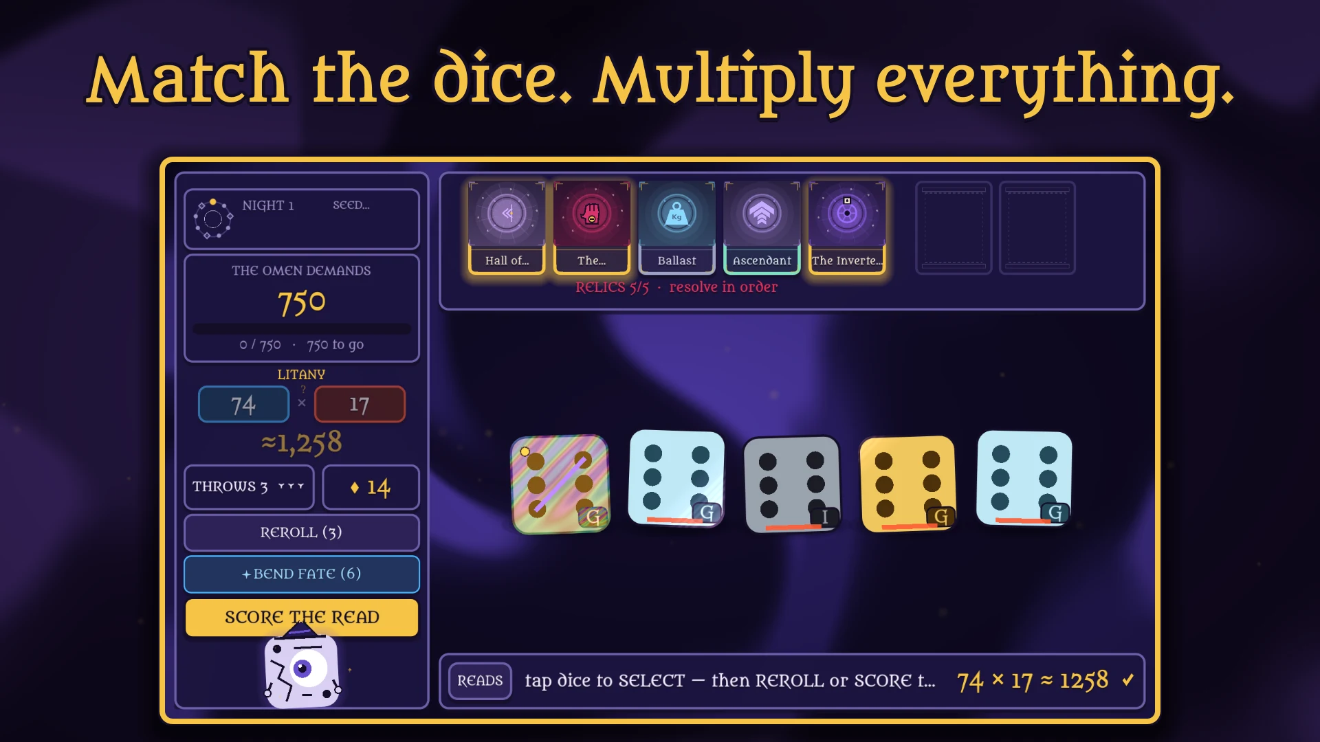 DICO: Dice Roguelike screenshot